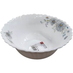 Set 6 Boluri Salata Cok Amelia Opal Alb Floral 15cm 161-0003 CNN49196 foto