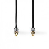 Cablu audio jack stereo 2.5mm la jack stereo 3.5mm 1m, Nedis CAGP21250BK10