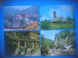 HOPCT LOT 4013 -IP- 4 CARTI POSTALE-OLANESTI -JUD VALCEA --CIRCULATE, Circulata, Printata
