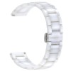 Curea ceramica, compatibila Casio MDV106, telescoape Quick Release, 22mm, Alb, Very Dream