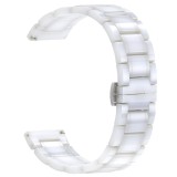 Cumpara ieftin Curea ceramica, compatibila Fossil Q Wander, telescoape Quick Release, 22mm, Alb, Very Dream