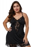 W573P-1 Lenjerie babydoll plus size cu dantela