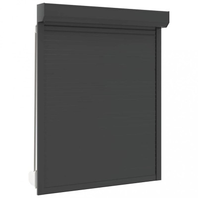 vidaXL Oblon rulant, antracit, 120 x 150 cm, aluminiu foto
