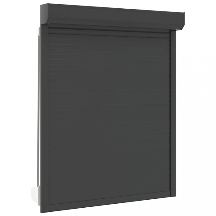vidaXL Oblon rulant, antracit, 120 x 150 cm, aluminiu