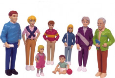 Familie de europeni Miniland 8 figurine foto