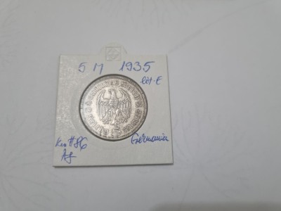 moneda germania nazista 5m 1935 hindenburg foto