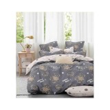 Cumpara ieftin Lenjerie de Pat Bumbac Finet, 1 Persoana , 4 Piese- JOJ306