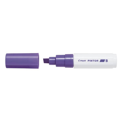 Marker cu vopsea Pilot Pintor 8.0 mm varf rotund Violet foto