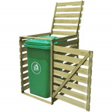 Cumpara ieftin Magazie pubelă individuală, 240 L, lemn tratat