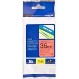 Brother TZE461 Tape 36mm Black ON Red Ribbon Cartridge