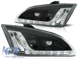 Set de faruri de tuning cu lumini LED potrivite pentru Ford FOCUS MK2 09.2004-01.2008, stanga si dreapta Performance AutoTuning