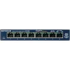 NETGEAR ProSafe 8-Port Gigabit Desktop Switch Fara management Gigabit Ethernet (10/100/1000) Albastru