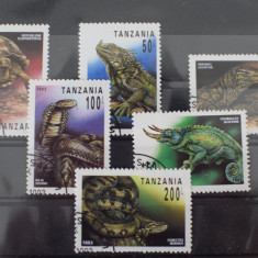 TS24/01 Timbre Tanzania - Reptile