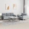 vidaXL Set de canapele cu perne, 2 piese, gri deschis, material textil 3201616
