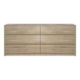 Cumpara ieftin Comoda Kuanger cu sertare din MDF nuanta naturala 120x40x70 cm