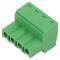 Conector regletă deconectabilă 5mm verde