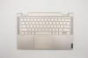 Carcasa superioara cu tastatura palmrest Laptop, Lenovo, Yoga C740-14IML Type 81TC, 5CB0U43983, AM1FG000110, auriu