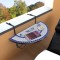 vidaXL Masă de balcon suspendată, albastru și alb, mozaic 41124