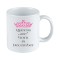 Cana alba personalizata &rdquo;Queens are born in December&rdquo;, INOVATIX&reg;. 330ml