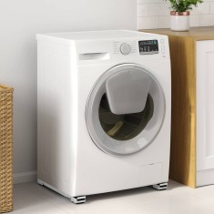 vidaXL Suport pentru mașina de spălat 2 pcs Argintiu 72 x 5 x 4.5 cm 42009956