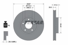 TEXTAR 92295003 PRO Disc frana foto