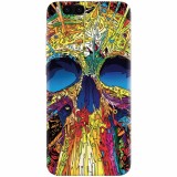 Husa silicon pentru Xiaomi Mi Note 3, Abstract Multicolored Skull