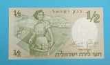 Israel 1/2 Lirot 1958 &#039;Pionera&#039; UNC serie: 645621