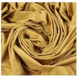 Draperie Caressa TEMVCS001, catifea, galben, 140 x 240 cm