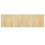 Cumpara ieftin Covor dreptunghiular, natural deschis, 60x200 cm, bambus