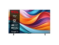 Televizor TCL QLED 75T7B, 189 cm, Smart Google TV, 4K