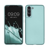 Husa Kwmobile pentru Samsung Galaxy S21, Verde deschis, Silicon, KWM000012BU016C