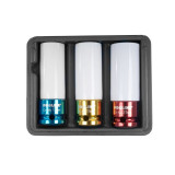 SET TUBULARE IMPACT JANTE ALIAJ CR-MO 1/2&quot; 17-19-21MM