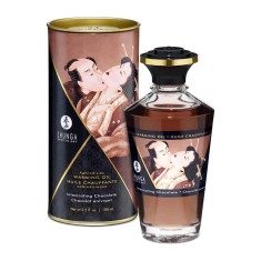 Ulei Afrodisiac Shunga cu Efect de &Icirc;ncălzire și Aromă de Ciocolată, 100 ml