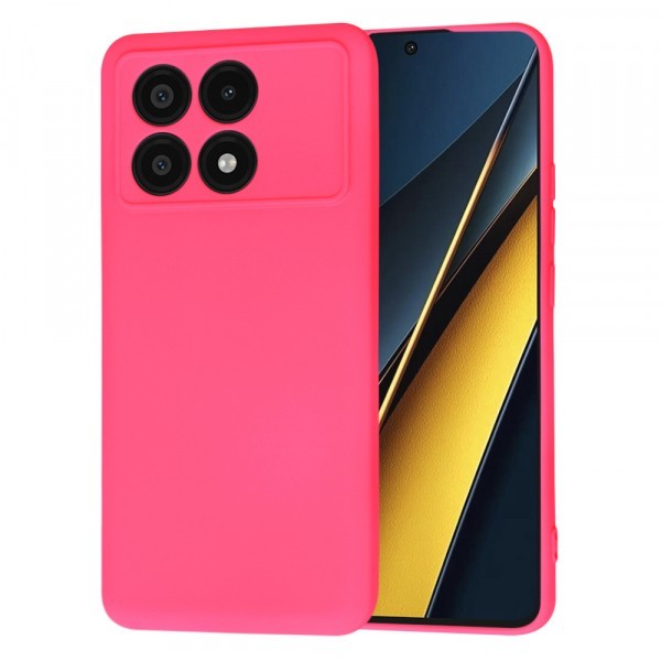 Husa pentru Xiaomi Poco X6 Pro, Techsuit, SoftFlex, Roz Inchis