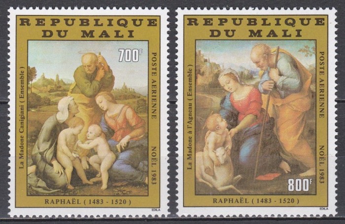 Mali 1983 - A 500-a aniversare a nașterii lui Rafael, PA, MNH