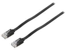 Cablu Ethernet Cat6 U/UTP negru 5m