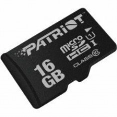 CARD MicroSD PATRIOT 16 GB MicroSDHC clasa 10 PSF16GMDC10 foto