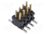 Conector SAMTEC şiruri pini tată 8 PIN 1,27mm gold flash SMT soclu