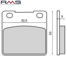 Lichidare: Set placute frana Kawasaki ZX - ZXR Ninja - Suzuki GS - GSX - GSXR 250-1100cc - GSF Bandit - GSX R Hayabusa (RMS)