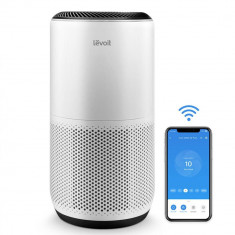 Purificator de aer Smart Levoit Core 400S Wi-Fi, Filtru 3 in 1 True HEPA H13, Carbon Activ, Senzor Calitate Aer, Mod Auto, Alexa