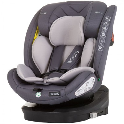 Scaun auto Chipolino Volare I-Size 40-150 cm granite cu sistem Isofix foto