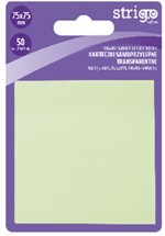 Notite Adezive Strigo 75A 75 mm, Verde Pastel, 50 File