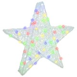 vidaXL Stea 3D cu 50 LED Multicolour 55 x 53.5 x 10 cm Acril 42019101