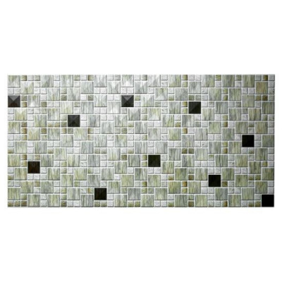 Panou decorativ, PVC, model mozaic, striat, nuante gri, 96x48.5 cm GartenVIP DiyLine foto