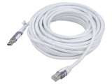 Cablu USB 3.0 RJ45 10m alb F/UTP