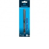 Stilou Easy + 2 rezerve Schneider/blister, gri-inchis 2025-2026