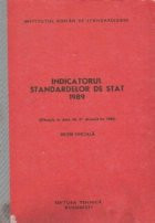 Indicatorul standardelor de stat 1989 (Situatia la data de 31 decembrie 1988) Editie Oficiala foto