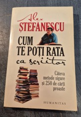Cum te poti rata ca scriitor Alex Stefanescu foto