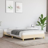 VidaXL Cadru de pat fără saltea, crem, 120x200 cm, textil 346807