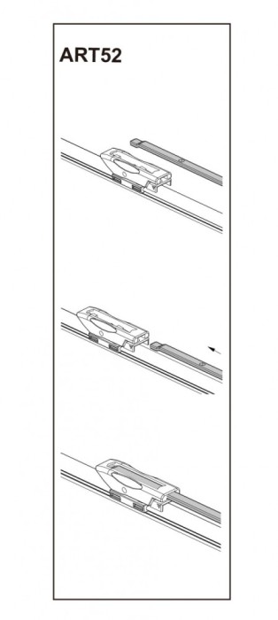 Stergator parbriz sofer CITROEN C3 11 2009- COD:ART52 26